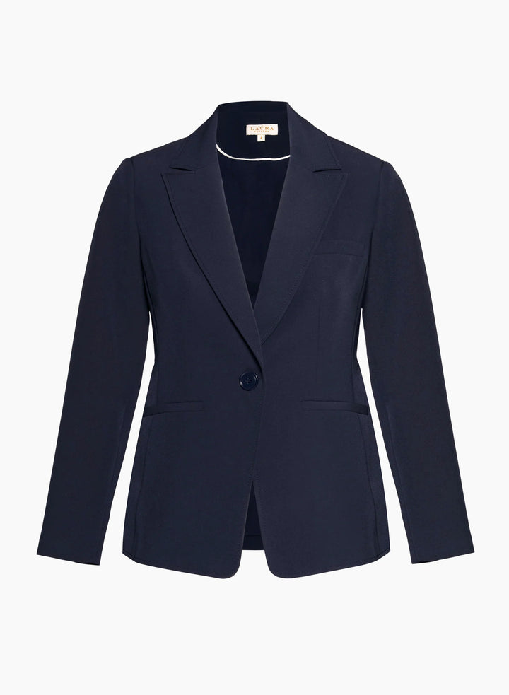 LAURA Notched Collar Blazer
