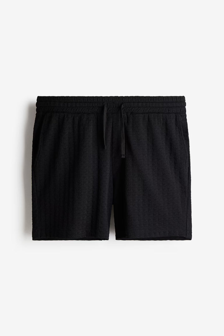 H&M Regular Fit Textured Sweatshorts