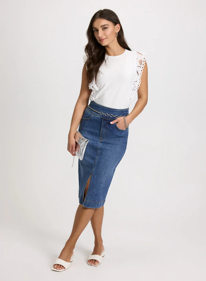 LAURA Crochet Cap Sleeve Top