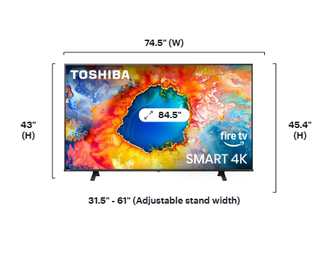 Toshiba - 85" Class C350 Series LED 4K UHD Smart Fire TV