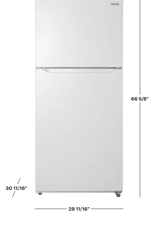 Insignia™ - 18 Cu. Ft. Top-Freezer Refrigerator with ENERGY STAR Certification - Stainless Steel