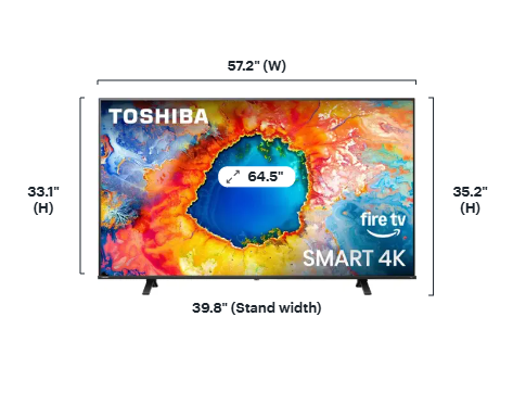 Toshiba - 65" Class C350 Series LED 4K UHD Smart Fire TV