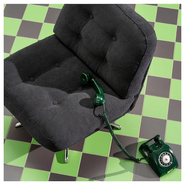 IKEA DYVLINGE Swivel chair, Kelinge orange