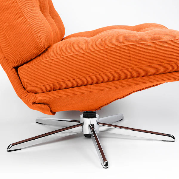 IKEA DYVLINGE Swivel chair, Kelinge orange