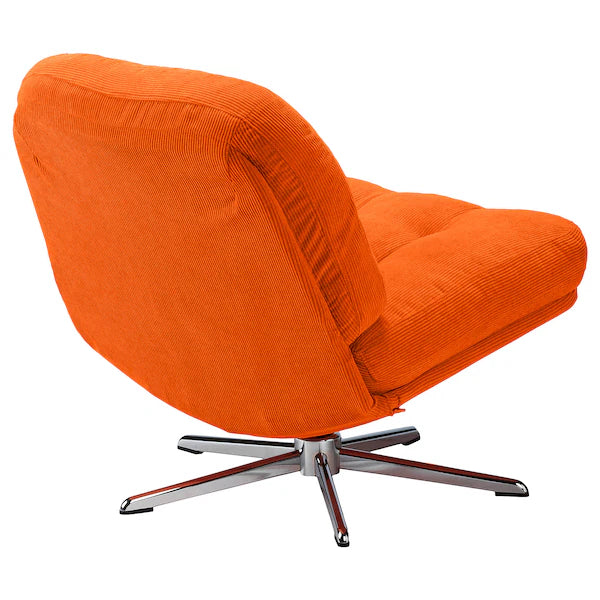 IKEA DYVLINGE Swivel chair, Kelinge orange
