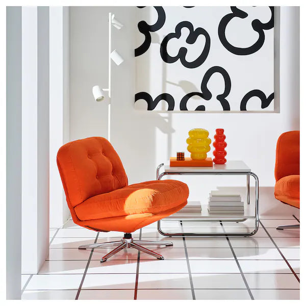 IKEA DYVLINGE Swivel chair, Kelinge orange