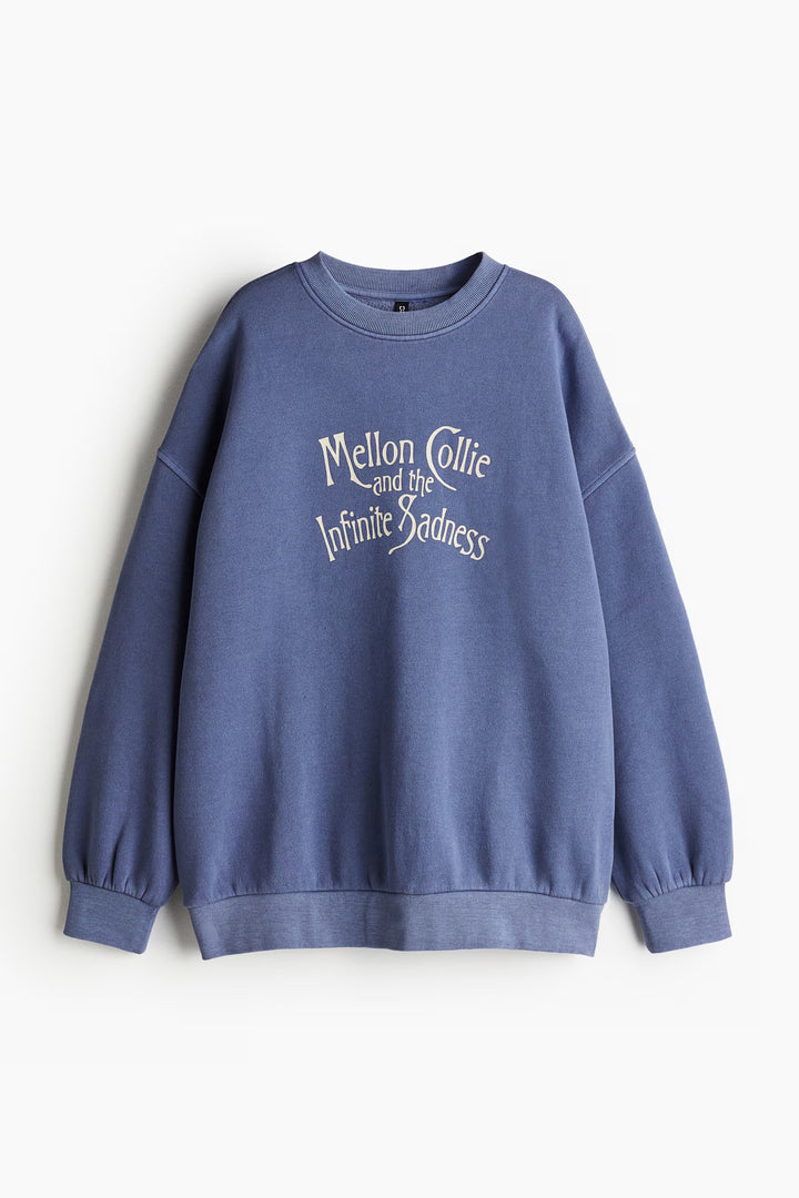 H&M Oversized Printed Sweatshirt