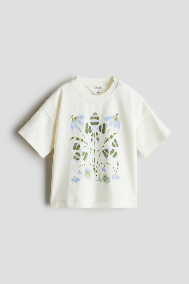 H&M T-Shirt with Printed Motif