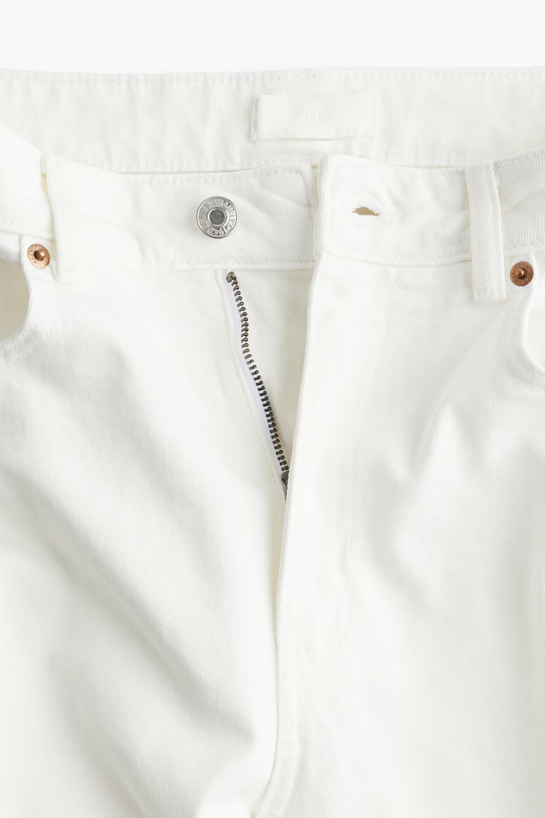 H&M High Rise Slim Leg Mom Jeans