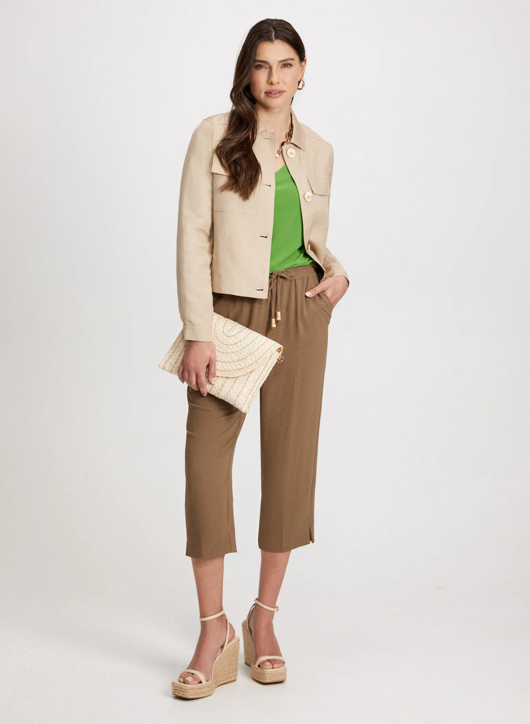LAURA Short Linen Jacket