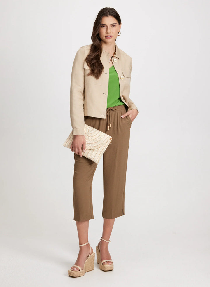 LAURA Short Linen Jacket