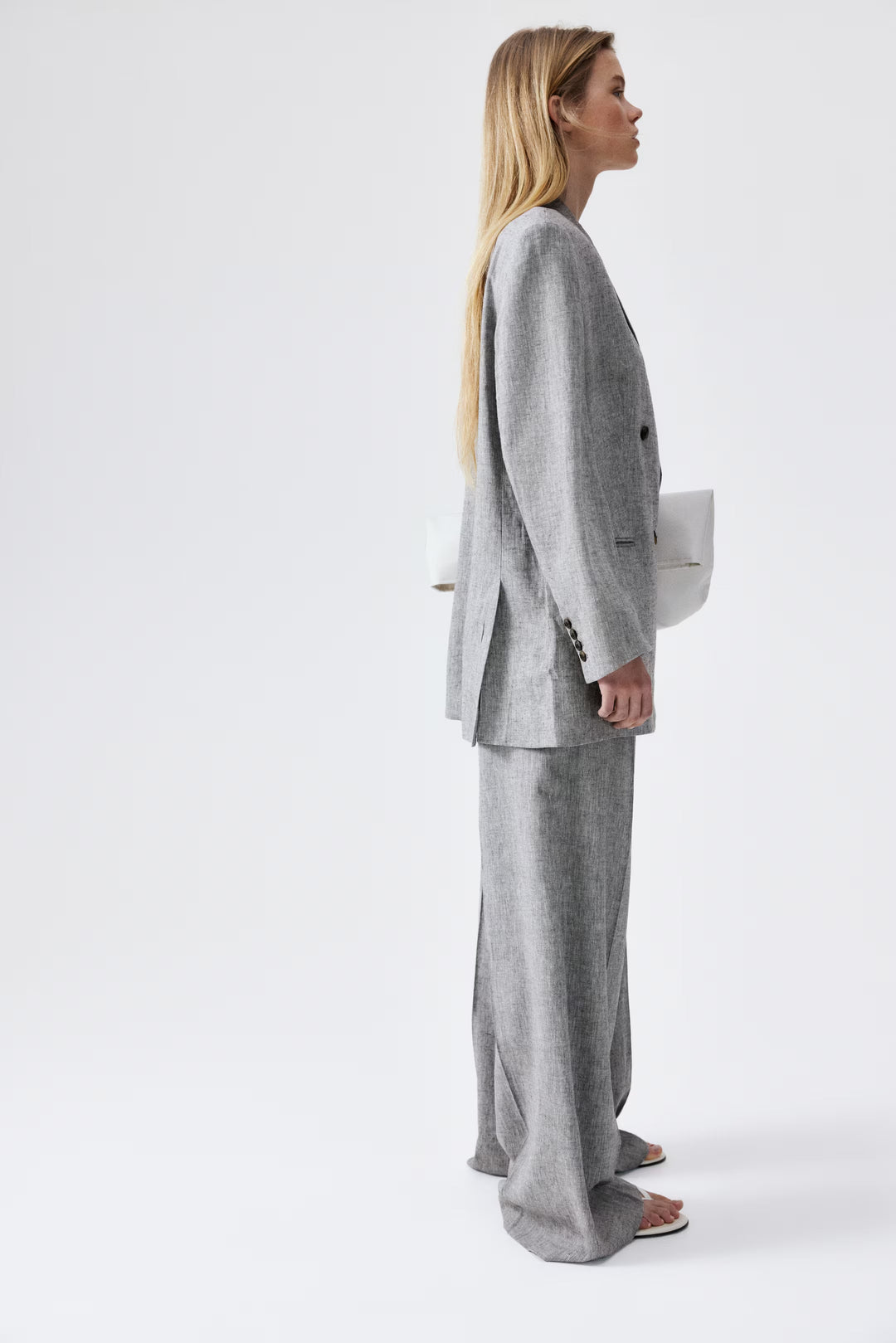 H&M Linen-Blend Blazer