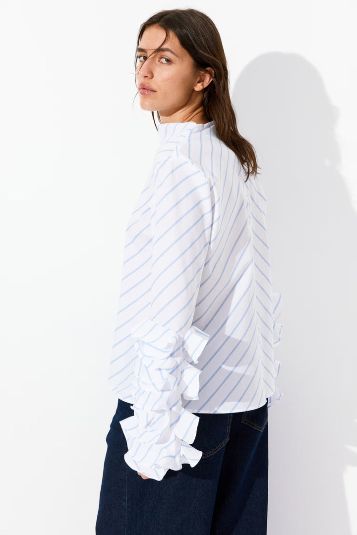 H&M Ruffle-Sleeved Blouse