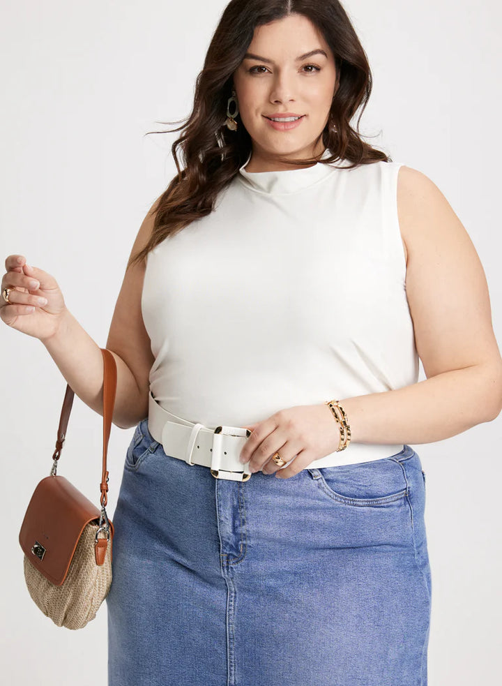 LAURA Joseph Ribkoff - Sleeveless Mock Neck Tunic