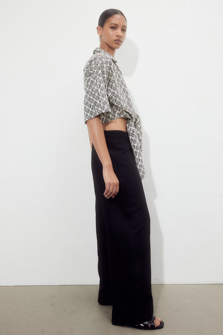 H&M Blouse with Tie Detail