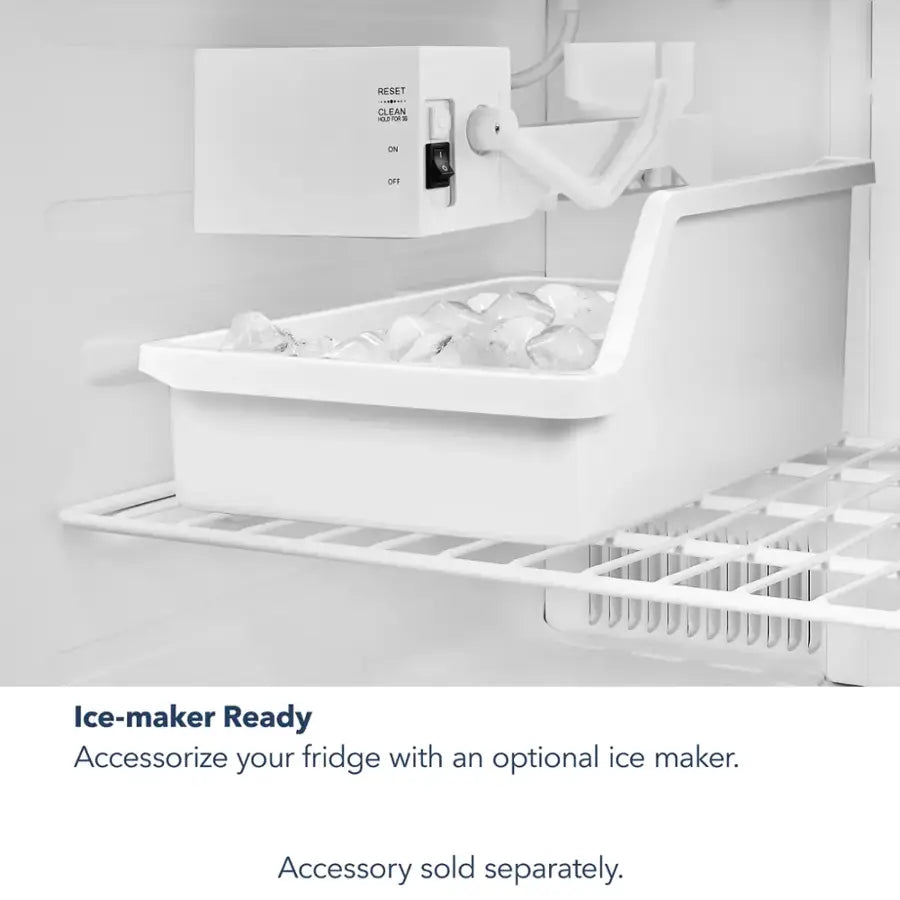 Insignia™ - 18 Cu. Ft. Top-Freezer Refrigerator with ENERGY STAR Certification - Stainless Steel