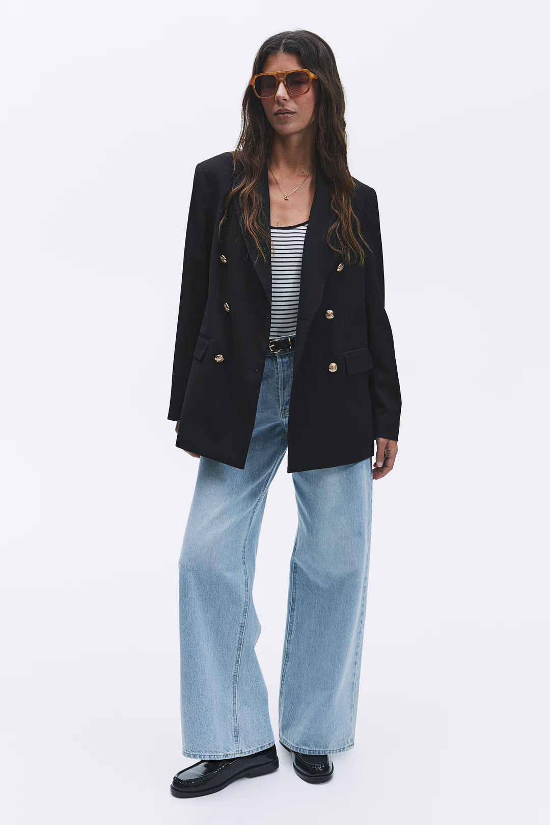 H&M Double-Breasted Blazer