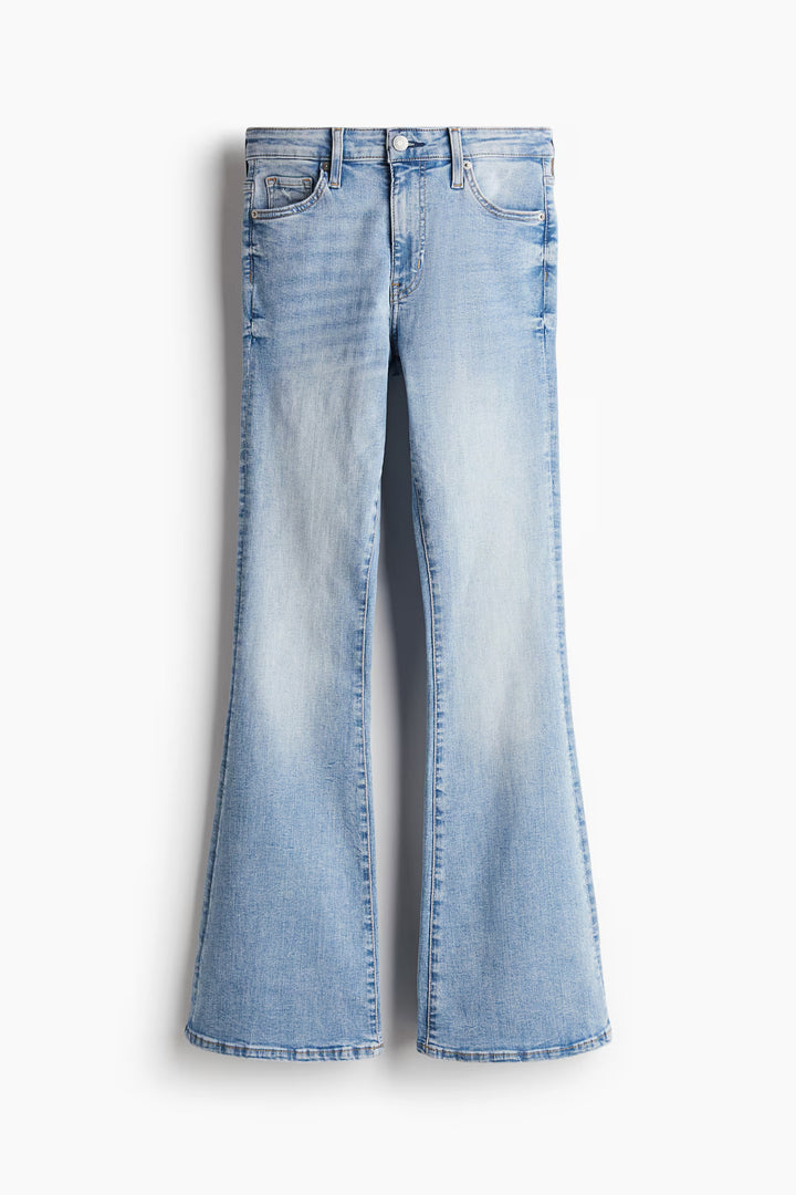 H&M Flared Ultra High Jeans
