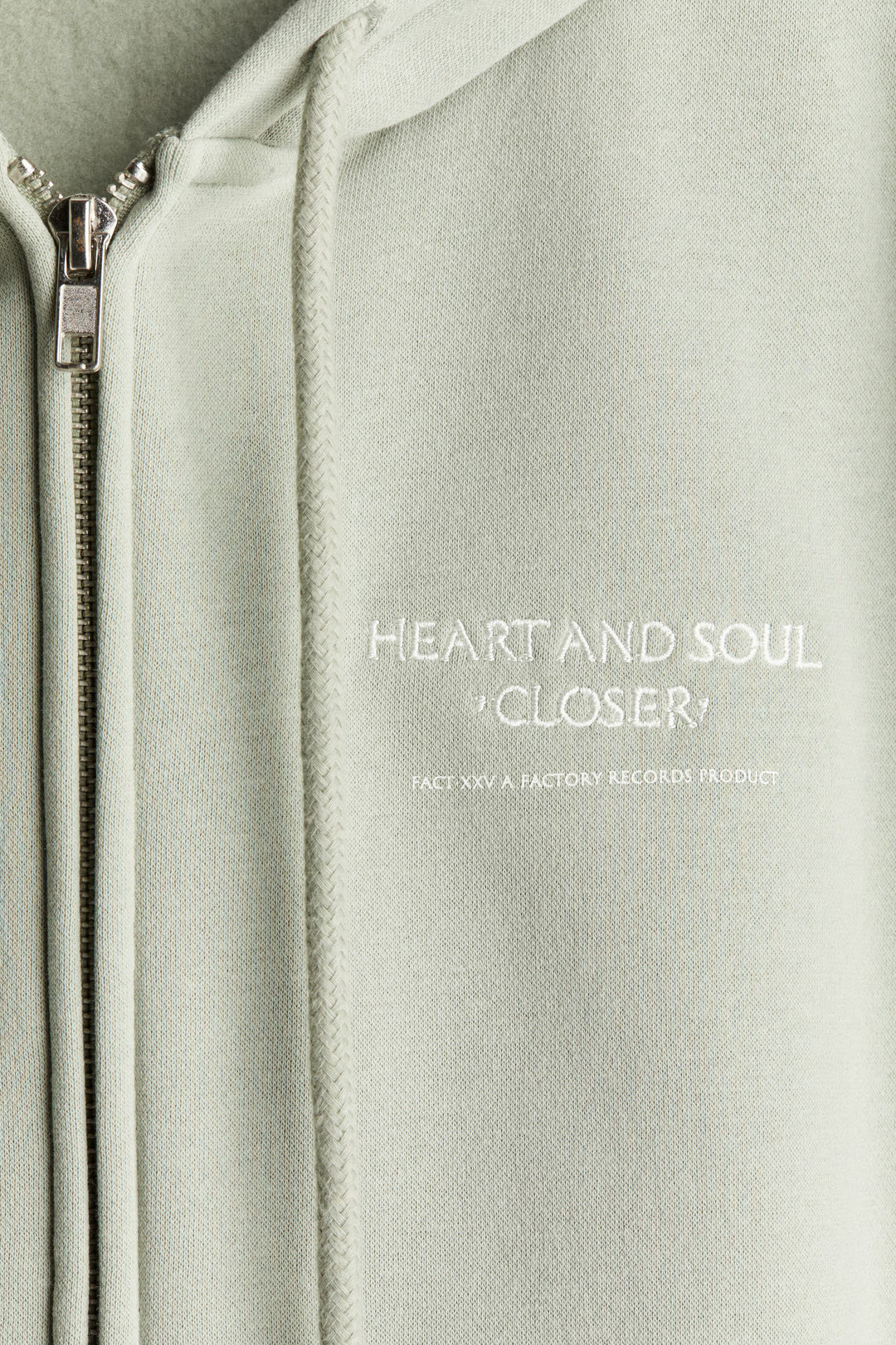H&M Oversized Hooded Jacket with Motif