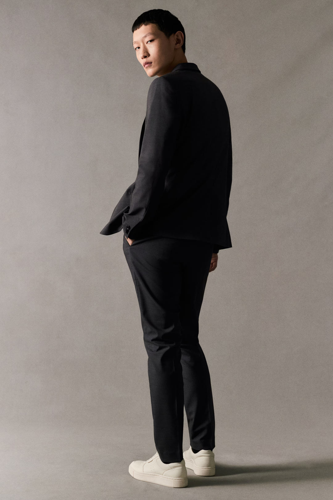 H&M Skinny Fit Single-Breasted Jacket