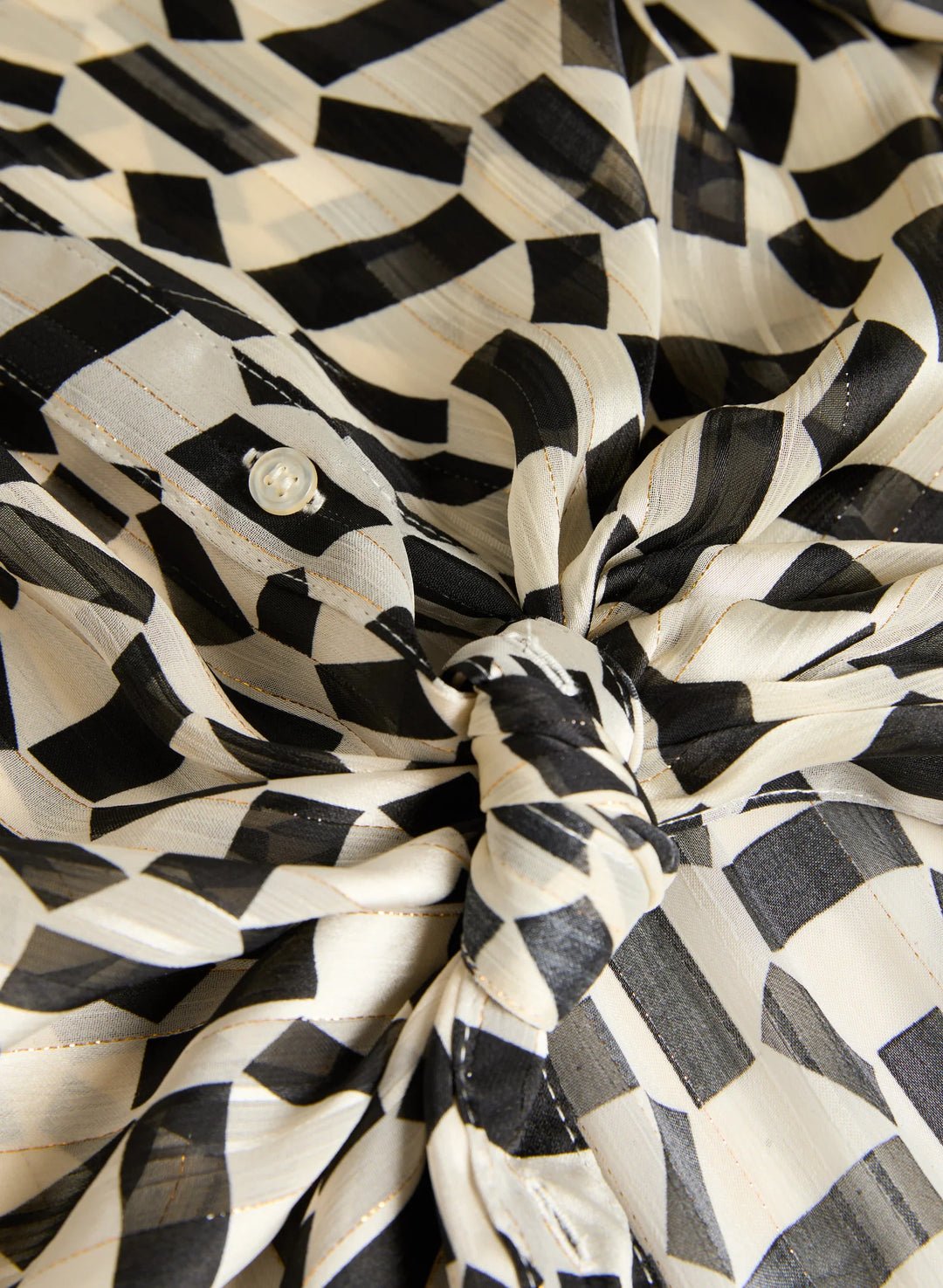 LAURA Geometric Print Blouse