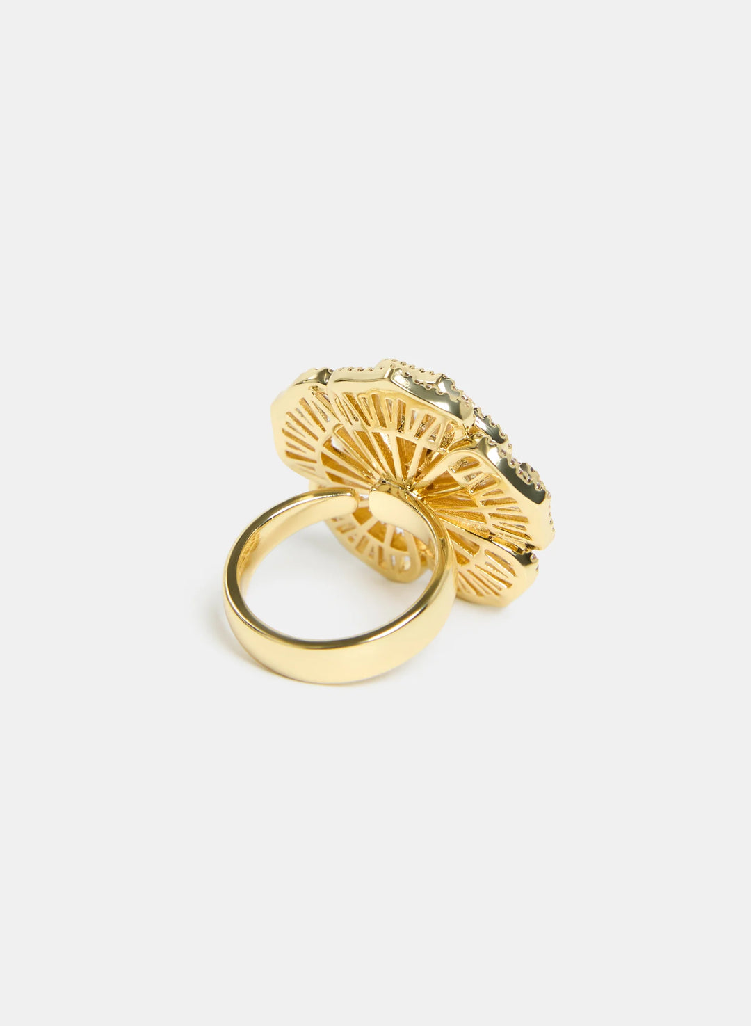Laura Crystal Flower Ring