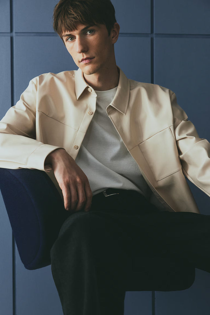 Regular-Fit Coated Shirt