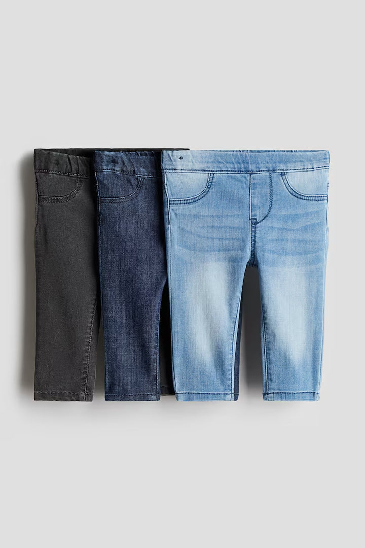 H&M 3-pack Denim Jeggings
