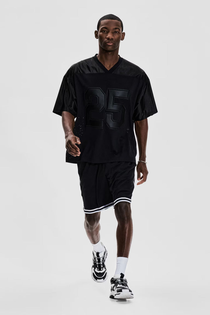 H&M Loose-Fit Printed Sports Shirt with DryMove™