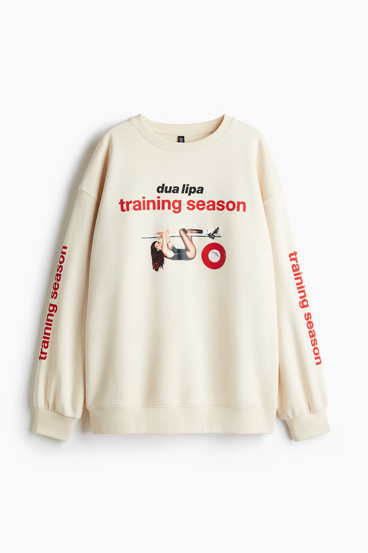 H&M Oversized Printed Sweatshirt