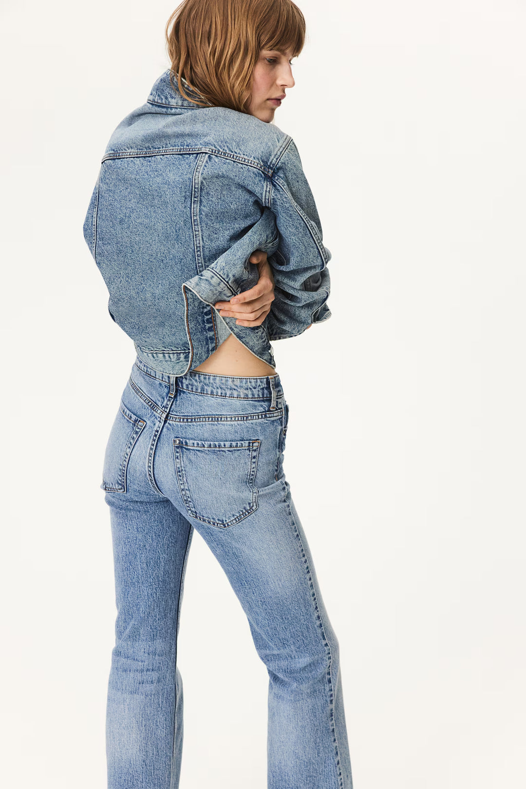 H&M Bootcut High Jeans