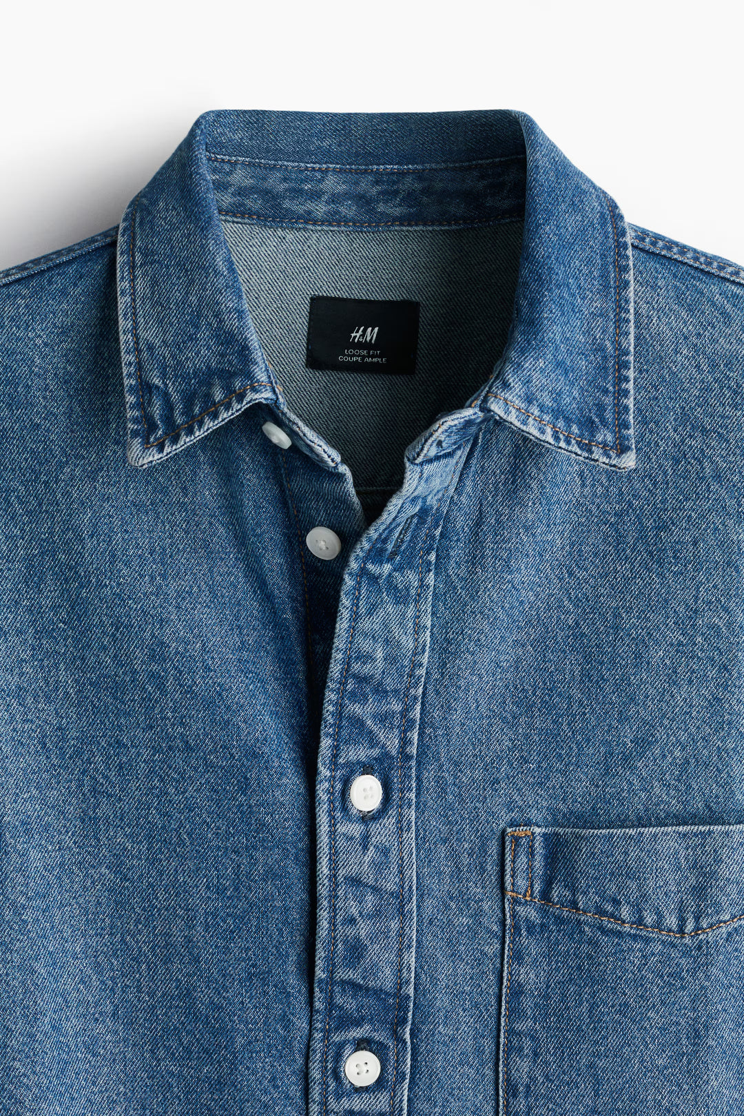 H&M Loose-fit Denim Shirt