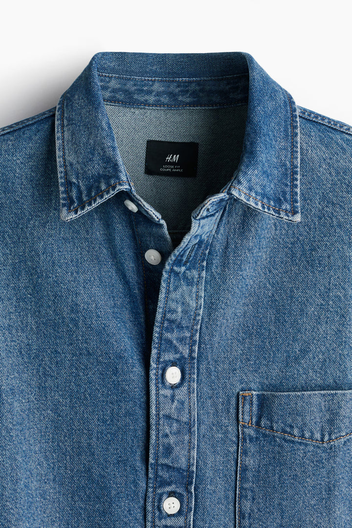 H&M Loose-fit Denim Shirt