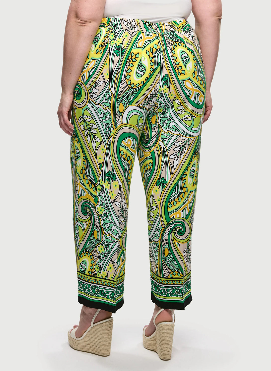 LAURA Joseph Ribkoff - Paisley Print Wide Leg Pants