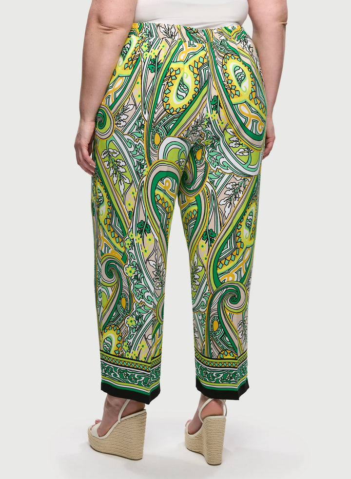 LAURA Joseph Ribkoff - Paisley Print Wide Leg Pants