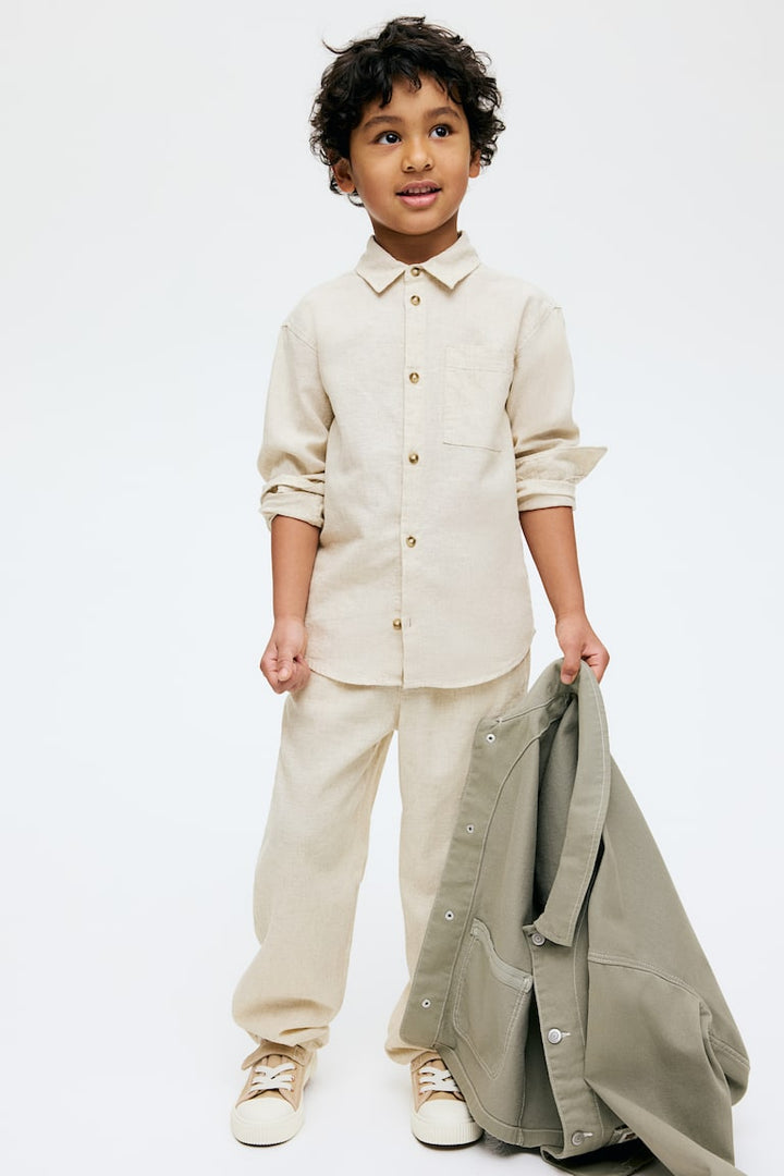 H&M Linen-Blend Shirt