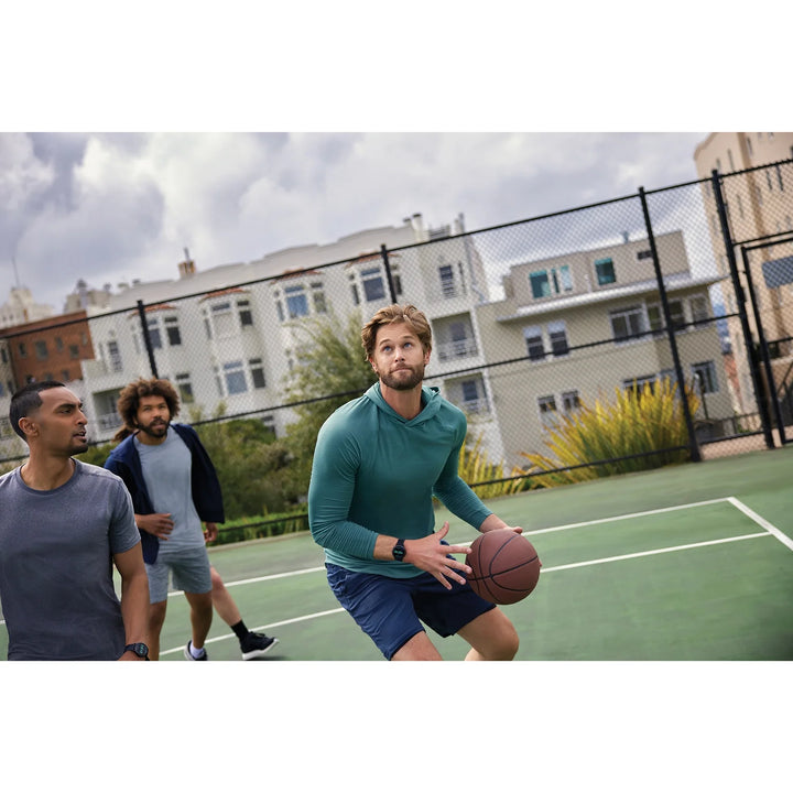 Garmin vívoactive 5 Fitness-Tracking Smartwatch with Aluminum Bezel and Silicone Band, Ivory