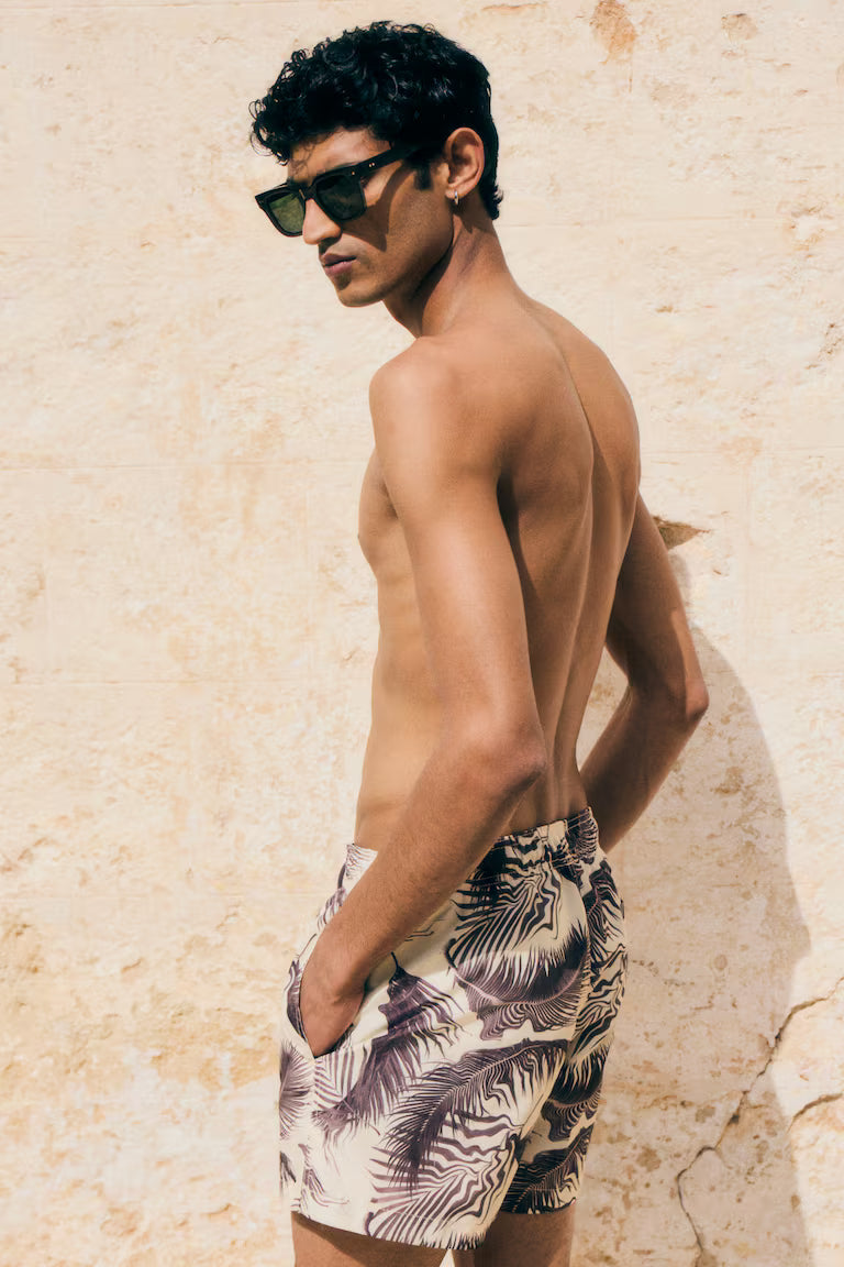 H&M Patterned Swim Shorts