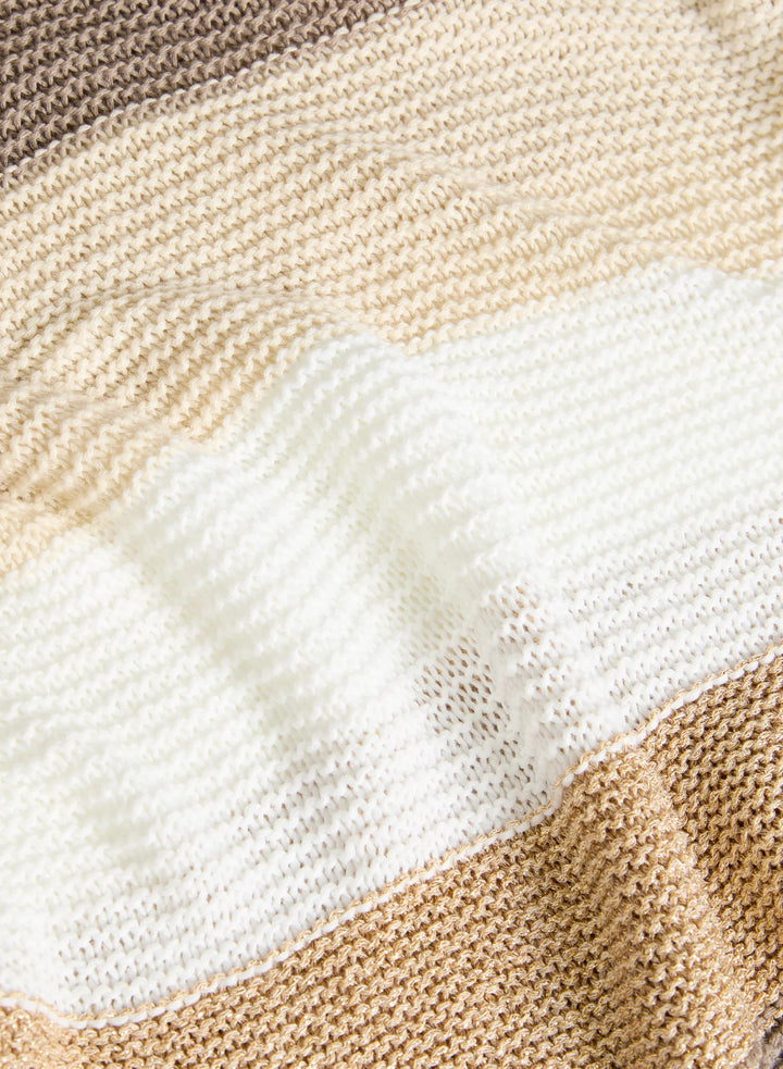 LAURA Striped Knit Pullover