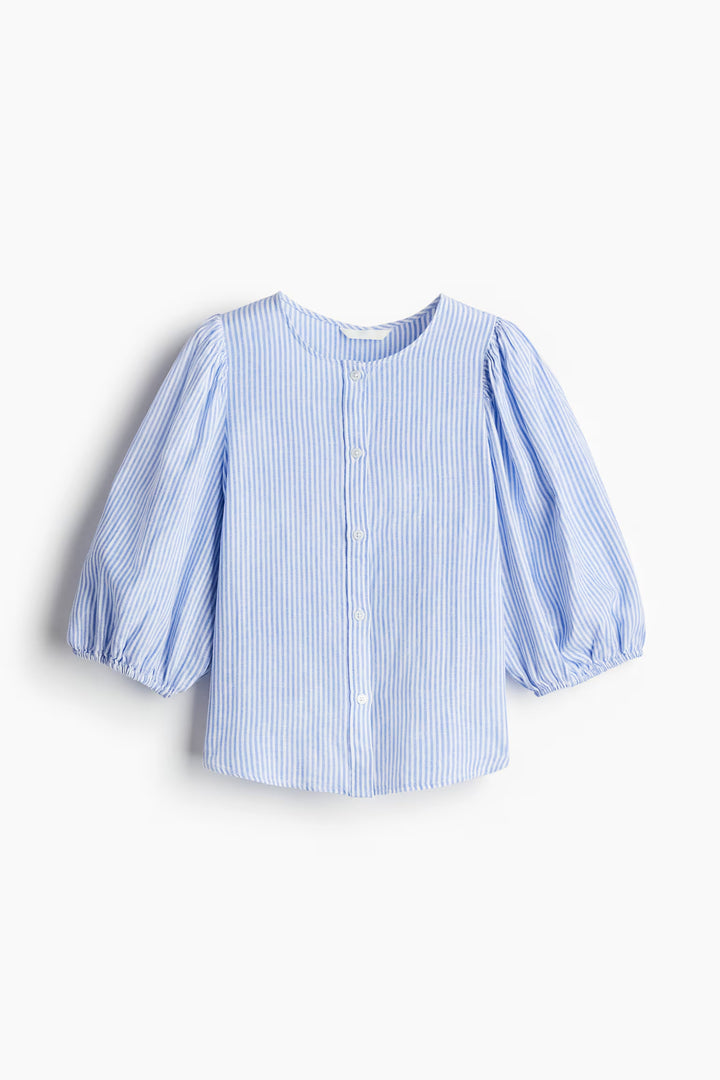 H&M Linen-Blend Blouse
