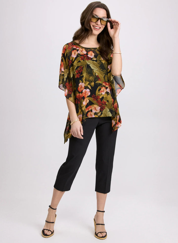 LAURA Studded Cotton-Blend Capris