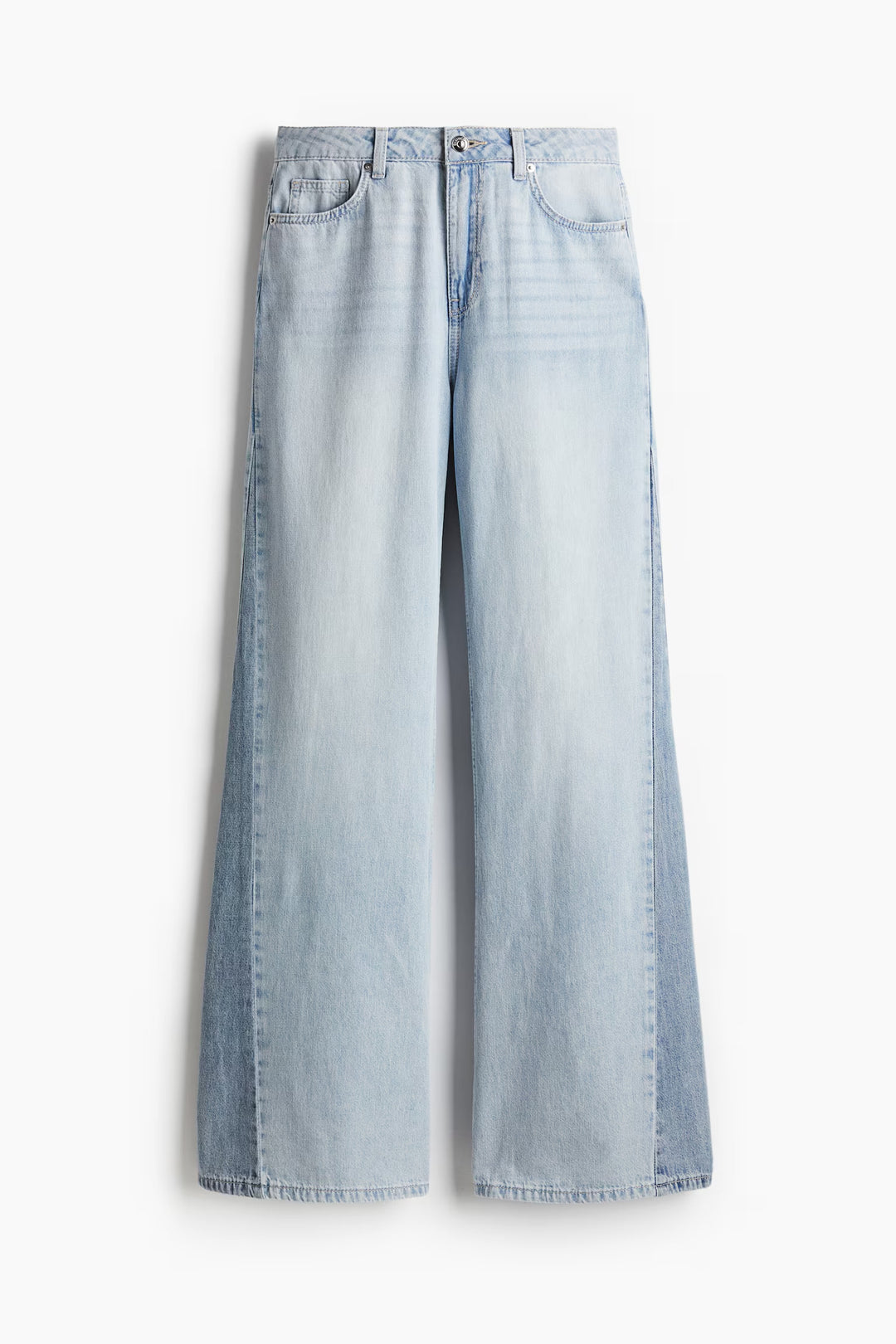 H&M Feather Soft Flared Ultra High Jeans