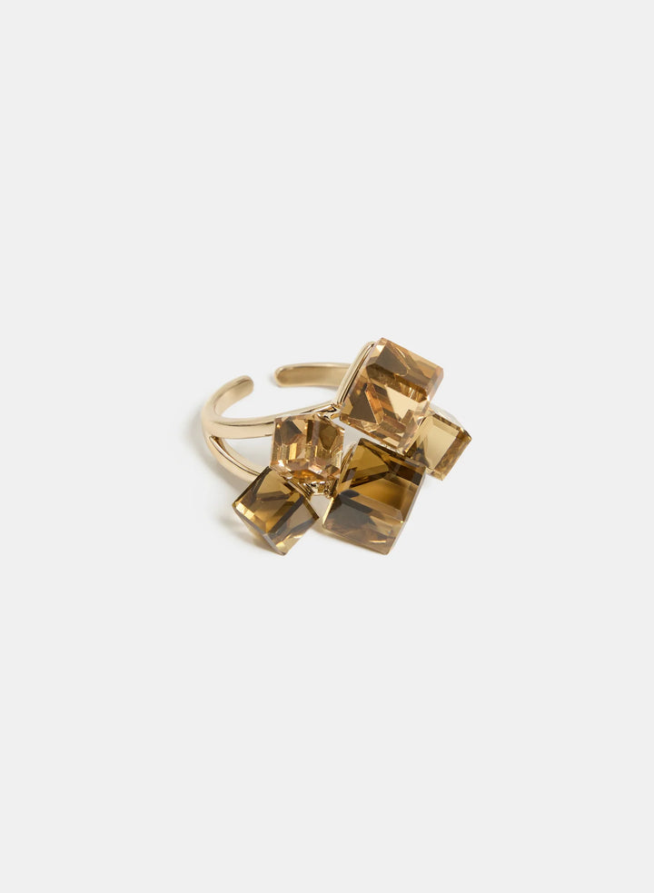 Laura Cube Cluster Ring