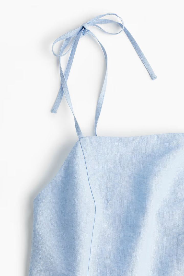 H&M Dress with Tie Shoulder Straps