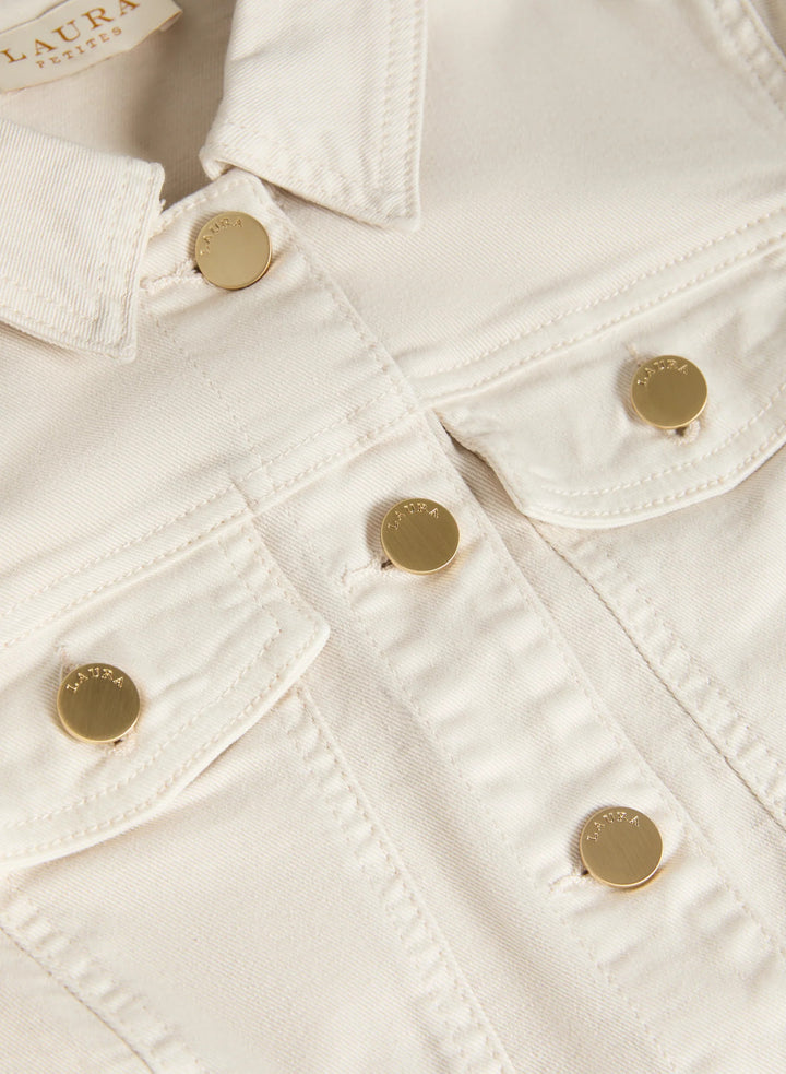 LAURA Cropped Denim Jacket
