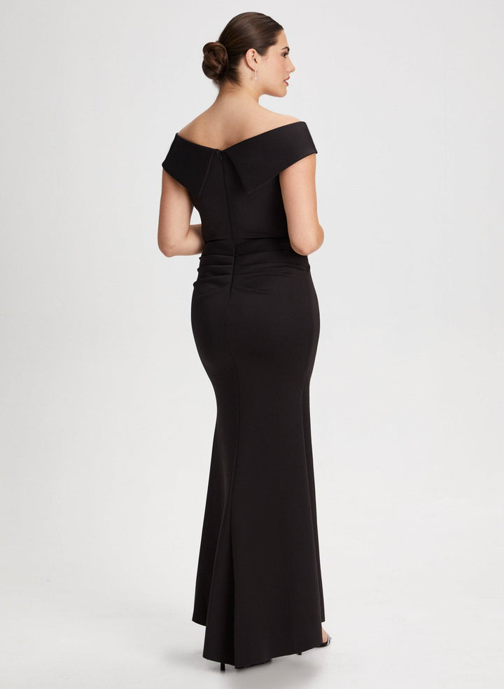 LAURA Wrap Style Mermaid Dress
