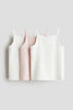 White/light pink/hearts