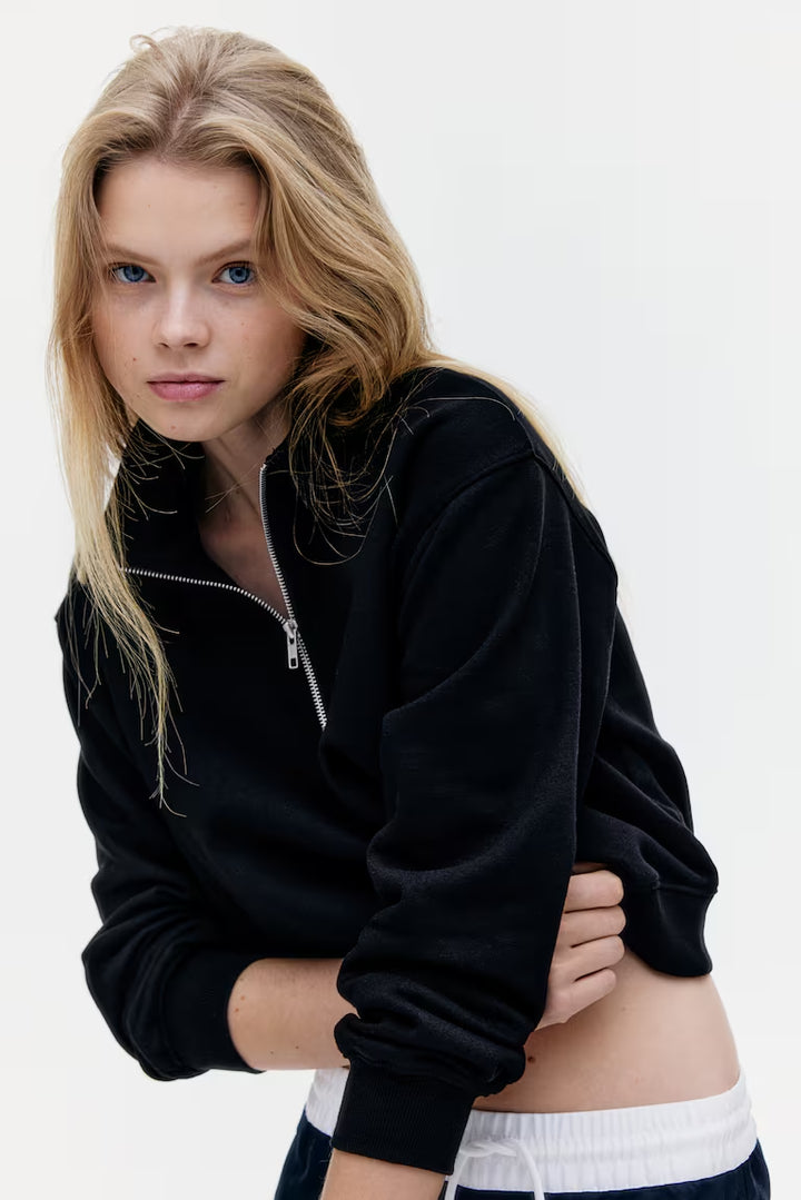 H&M HALF-ZIP SWEATSHIRT