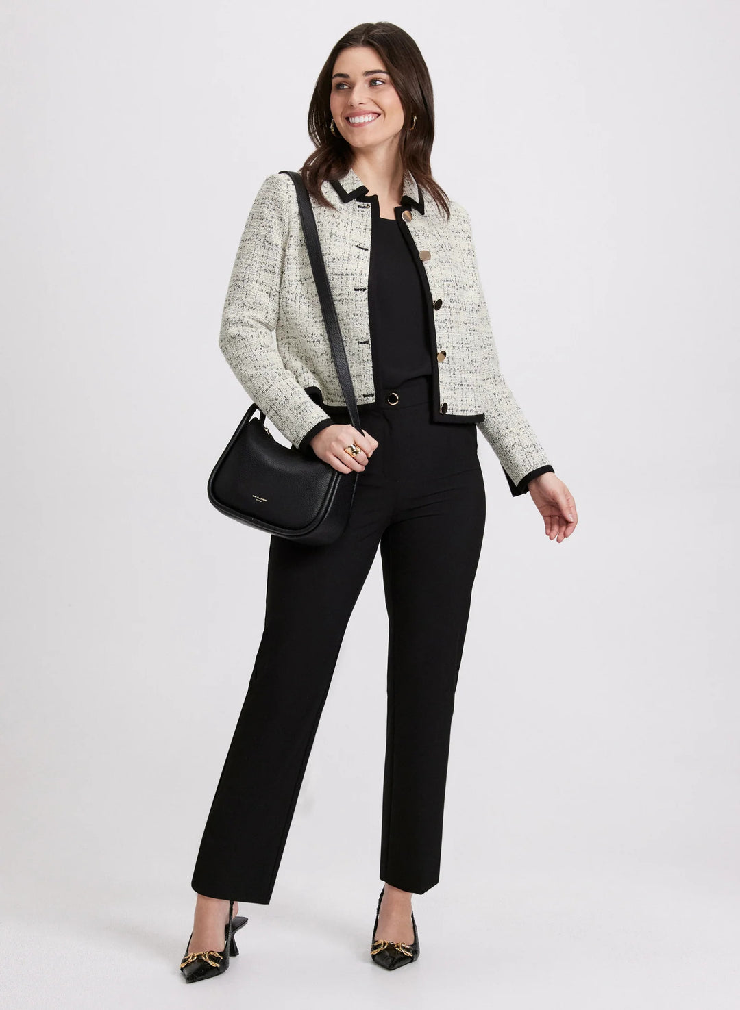 LAURA Contrast Tweed Jacket