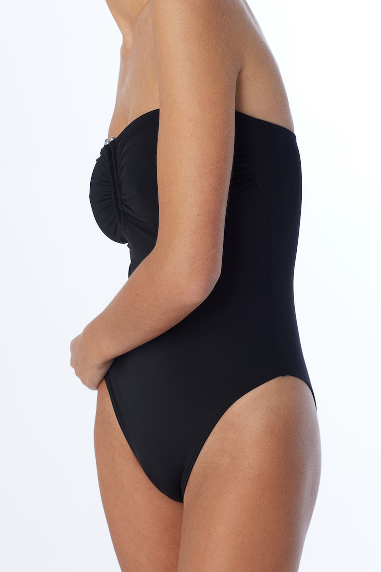H&M Padded-Cup Bandeau Swimsuit